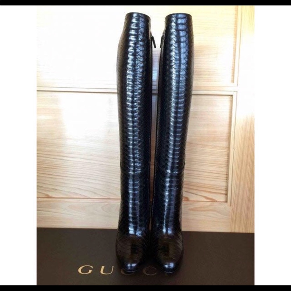 Gucci Python Boots